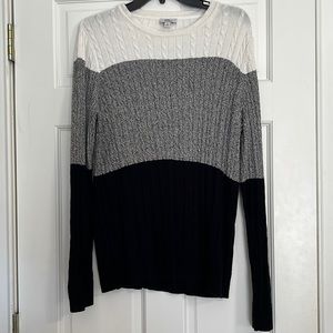 Kim Rogers color block sweater